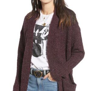 TREASURE Bond Cardigan New BNWT Cozy Dark Purple